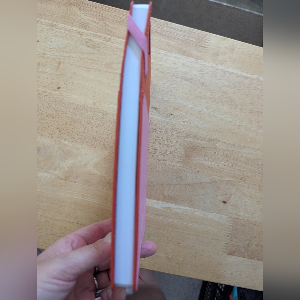 Fringe Studio Pink and Red Vegan Leather Pocket Notebook - Picture 5 of 6
